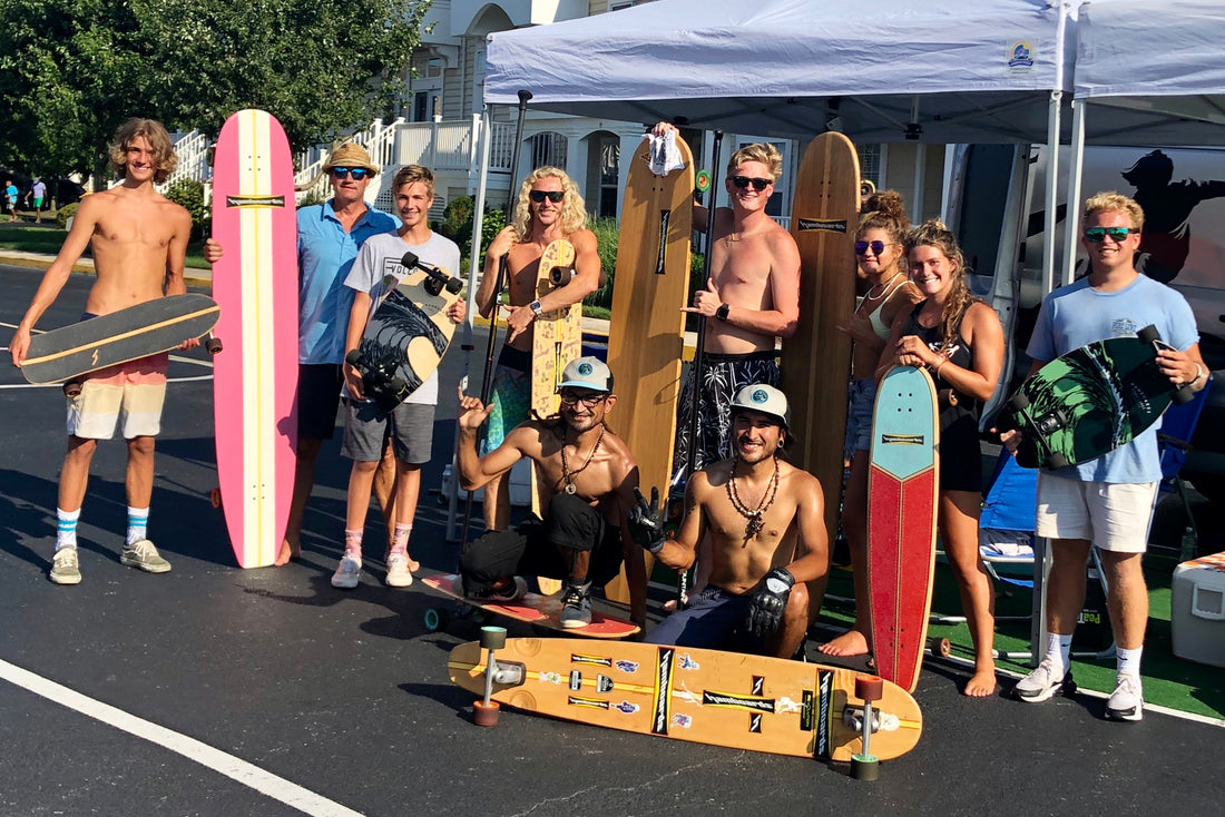 Hamboards Team Riders Edd and Juan Guzman share the stoke