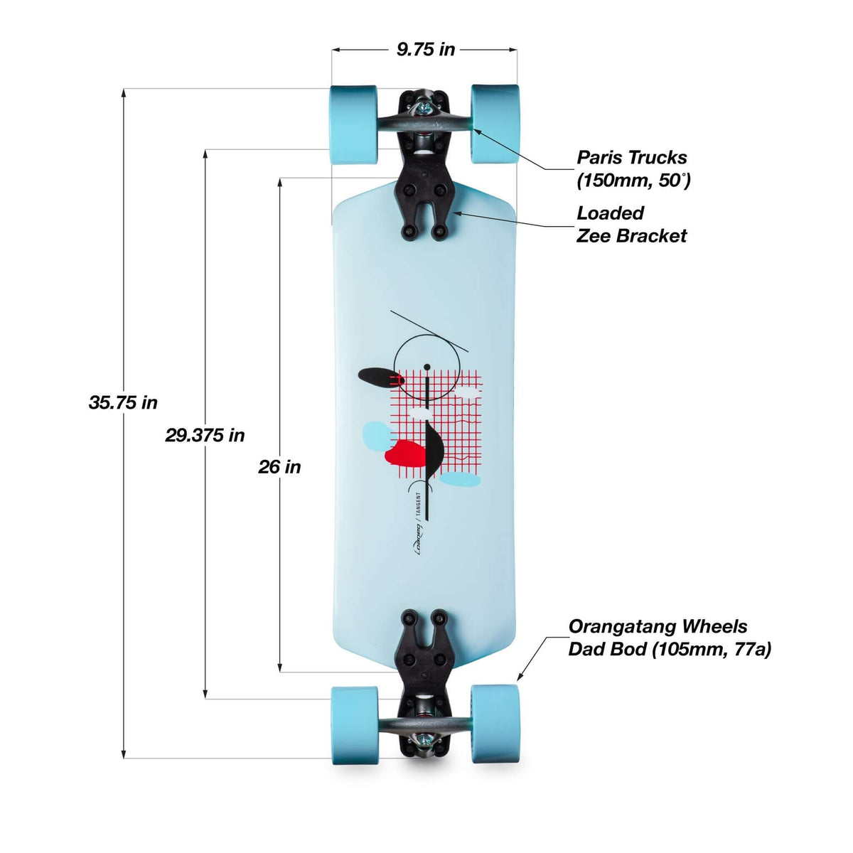 Tangent | Longboard Complete