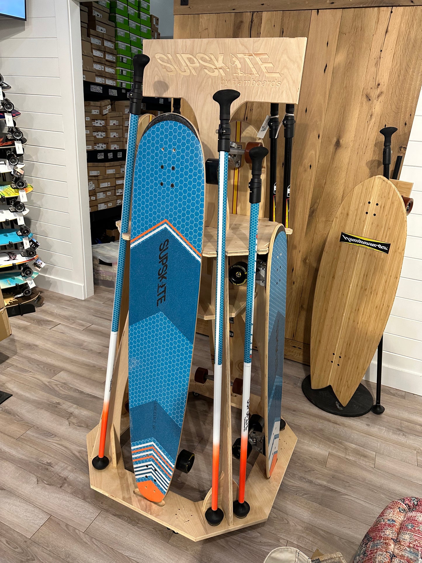 SUPSkate Vertical Retail Display
