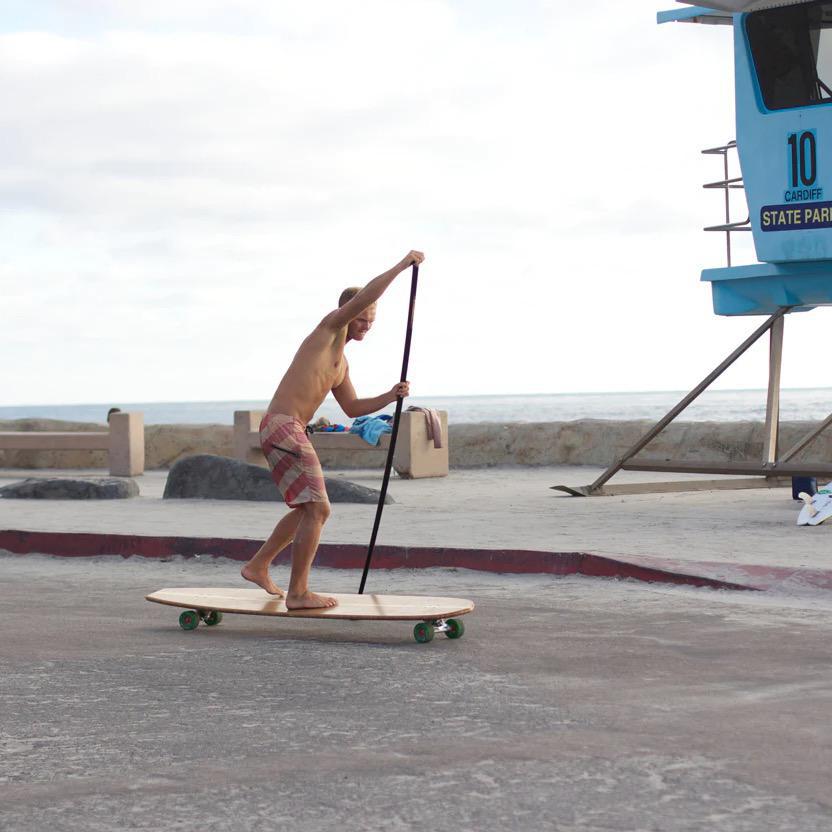 SUPSKATE Street Sweeper Skate Paddle— Mid Flex