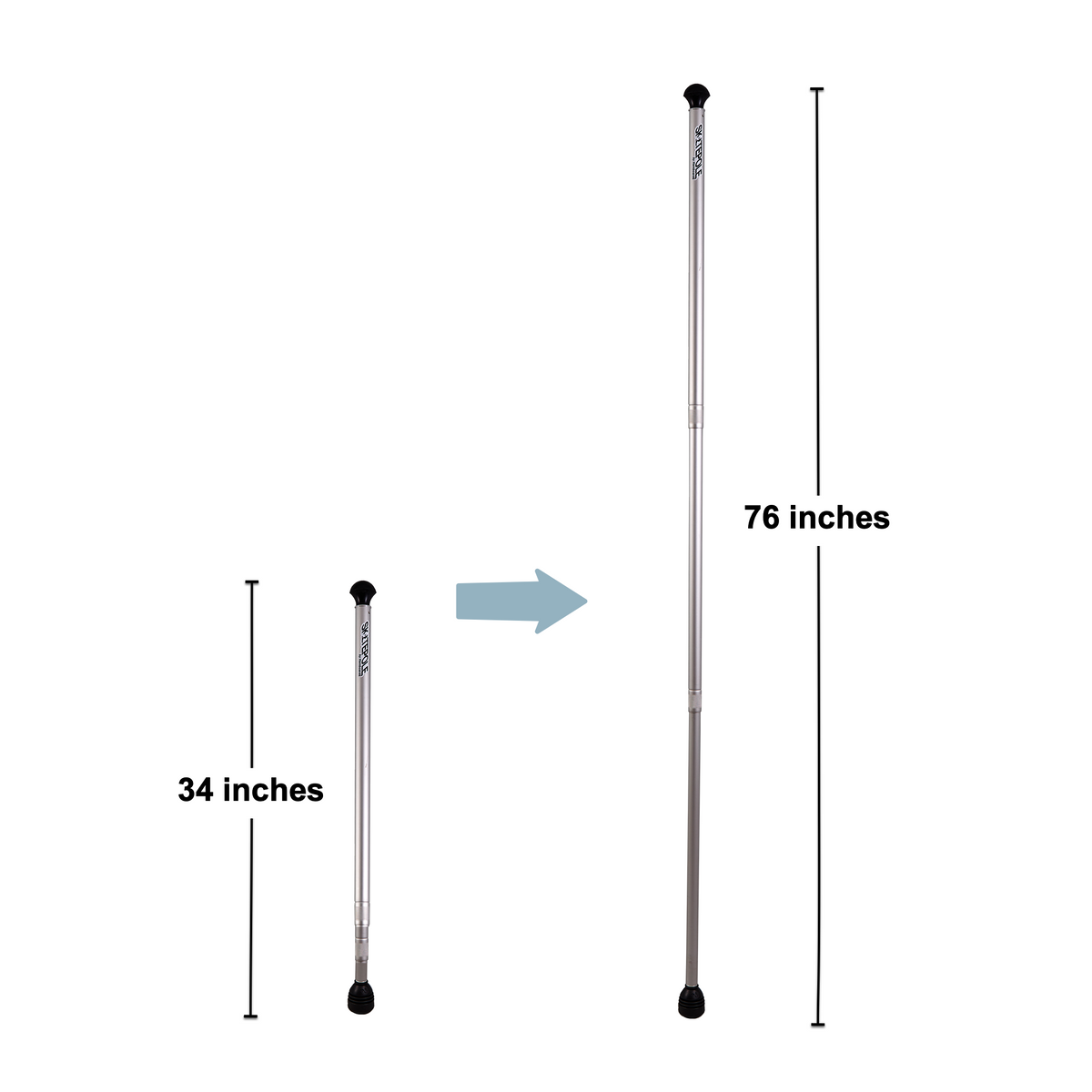SUPSKATE Telescoping Skate Paddle — Entry-Level