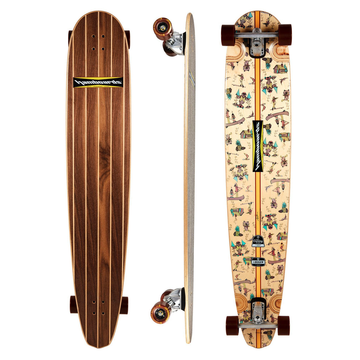 Logger 60 | Surf-Style Longboard Skateboard | Hamboards®
