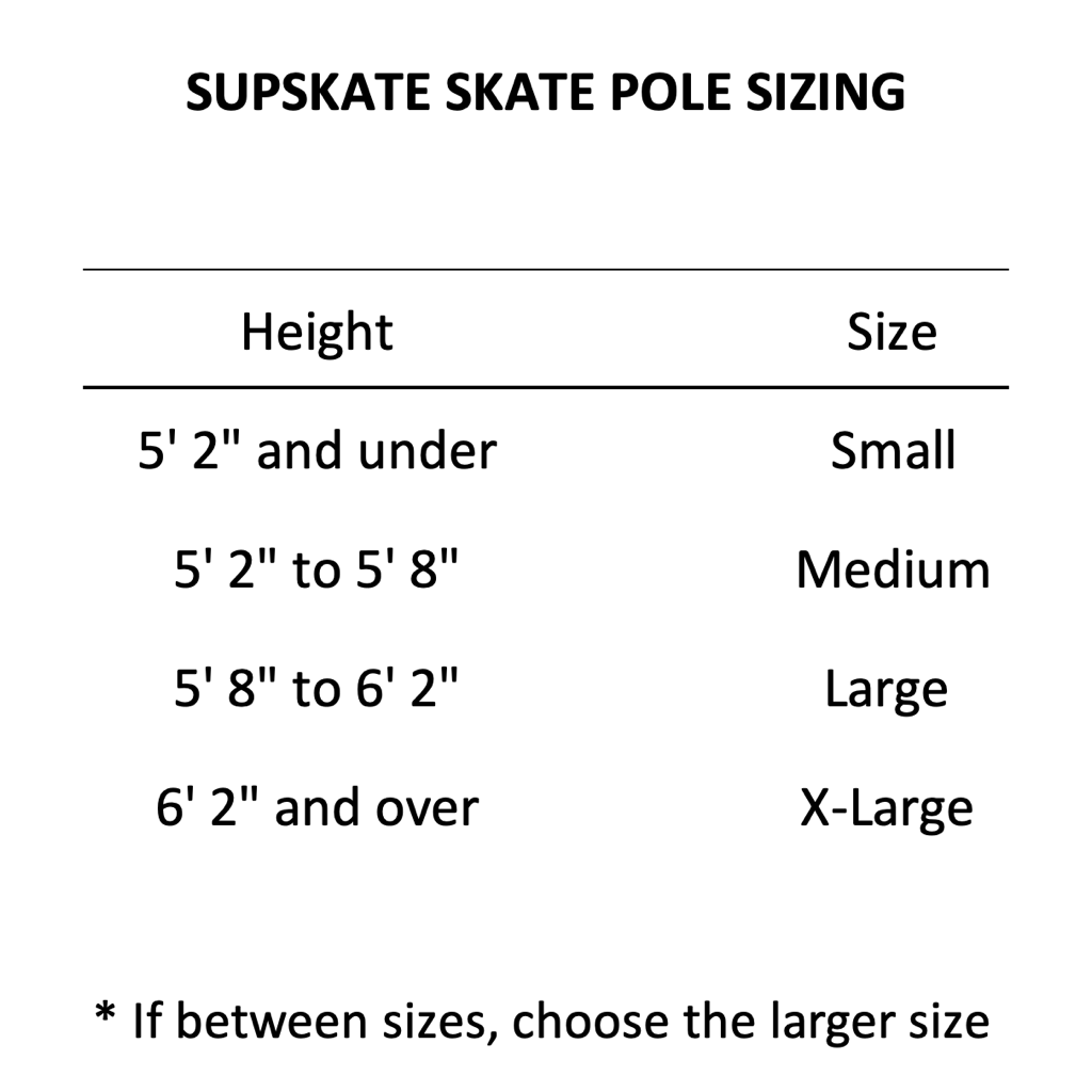 SUPSkate Street Sweeper Skate Pole