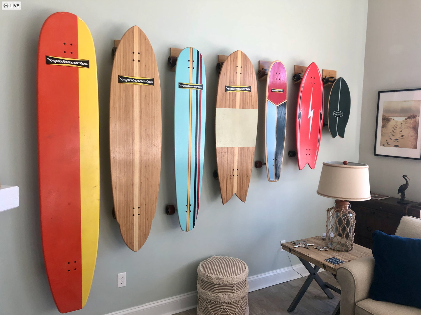 Hamboards Bamboo Board Wall Mount