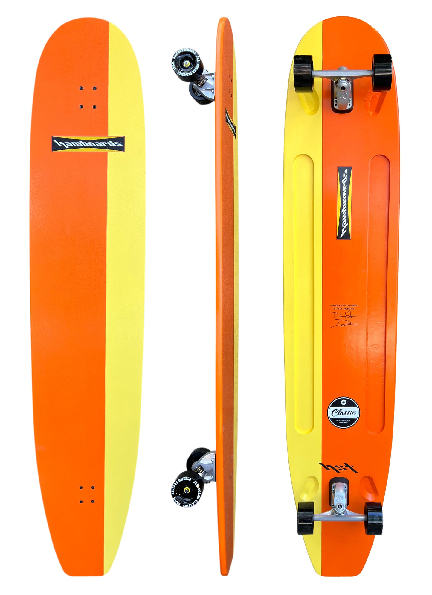 Hamboards Classic 74 - Birch Longboard Skateboard